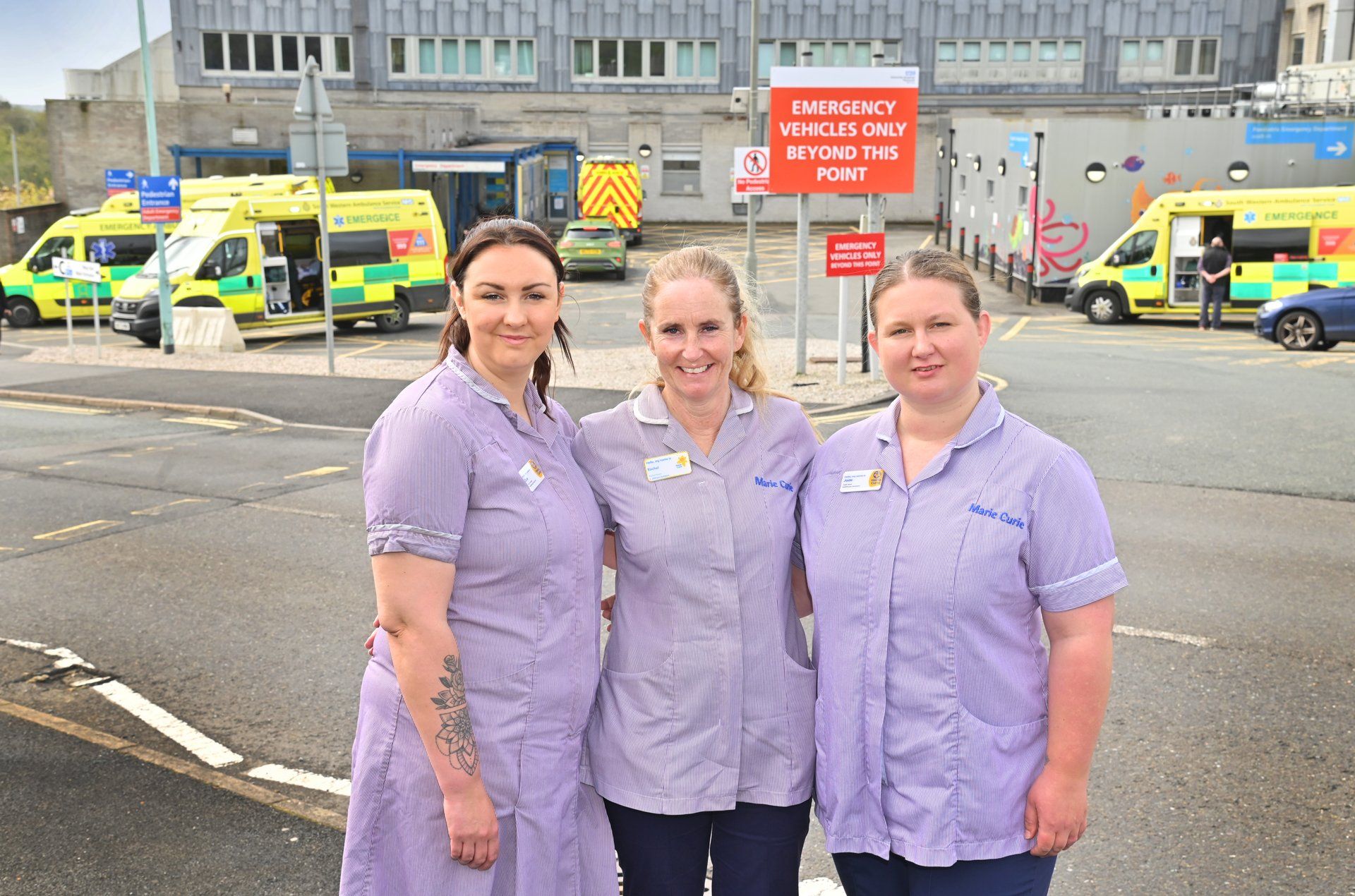 The care that the Marie Curie HCAs provide includes symptom management, personal care, mouth care and moving and repositioning patients to ensure they are as comfortable as possible.