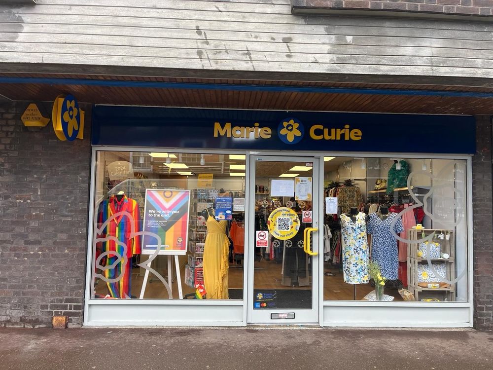 Marie Curie Charity Shop Billericay