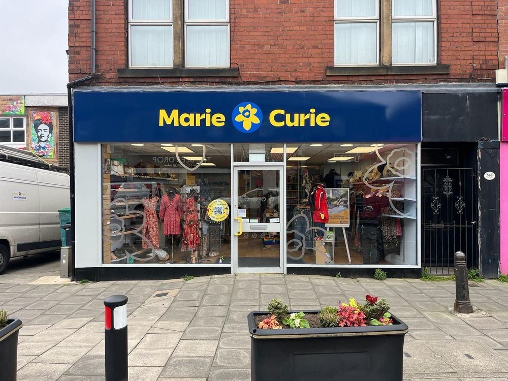 Marie Curie Charity Shop Low Fell