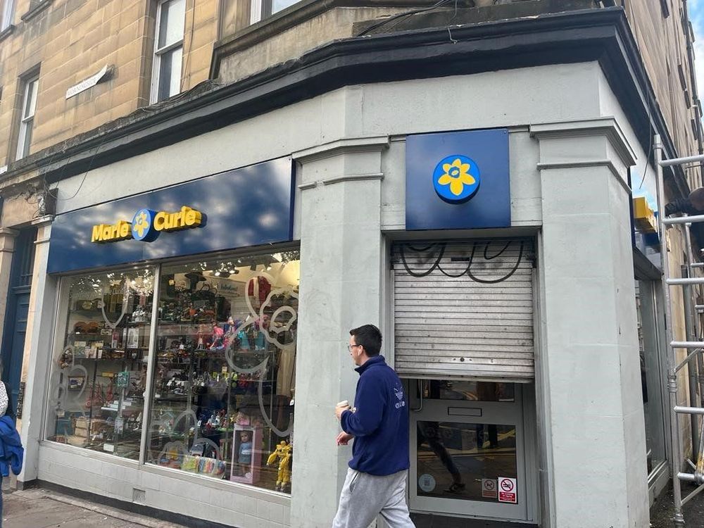 Marie Curie Charity Shop Morningside