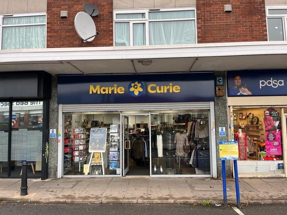 Marie Curie Charity Shop Sheldon