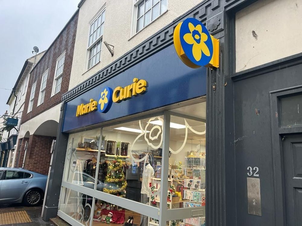 Marie Curie Charity Shop Tiverton