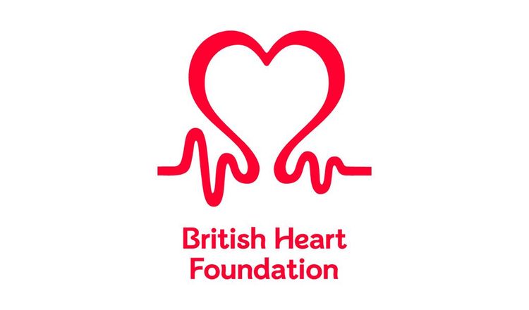 The British Heart Foundation logo.