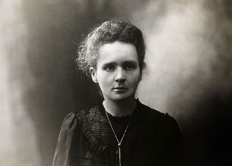 Marie Curie the scientist poses for a photograph