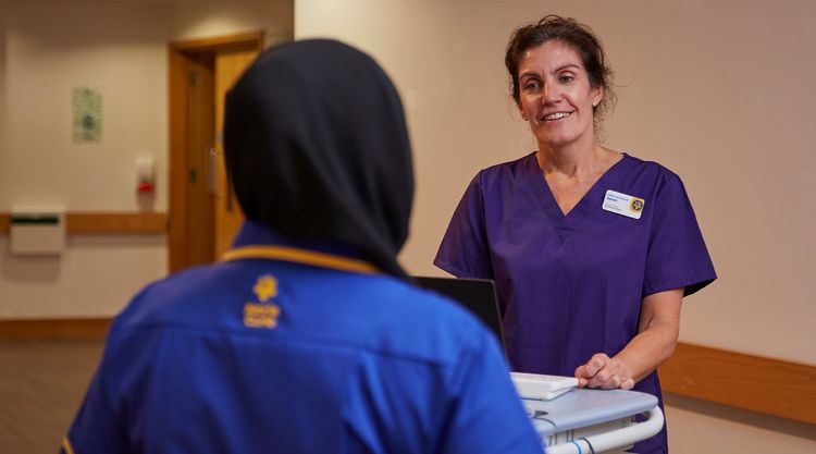 Dr Sarah Holmes at work