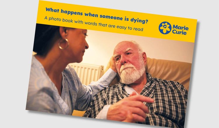 Image of booklet 'What happens when someone is dying'