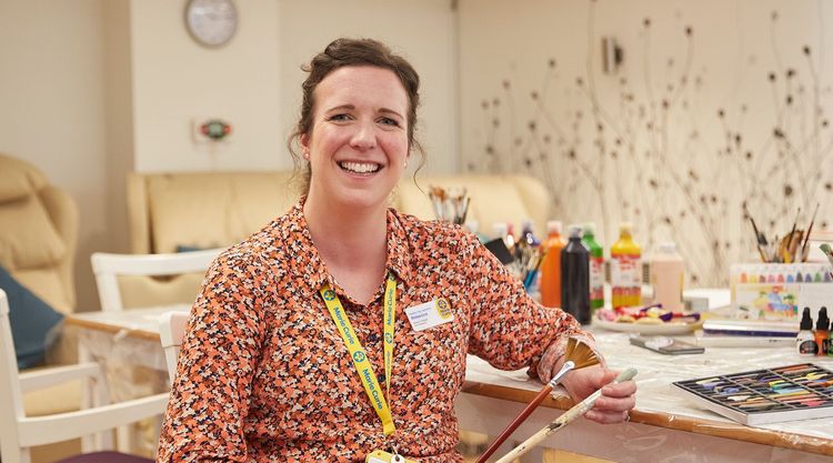 Art therapist Rebecca Maggs