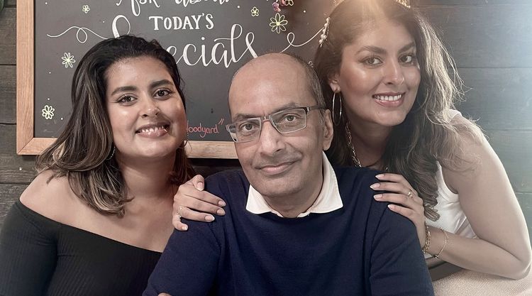 Tasha, Harmi and Serena smiling together