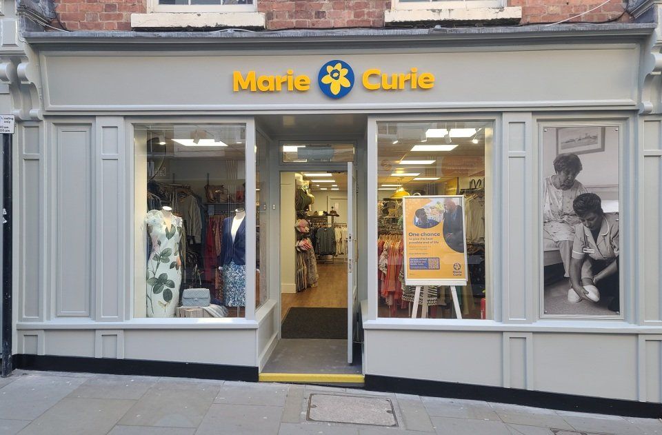 Marie Curie Charity Shop Shrewsbury